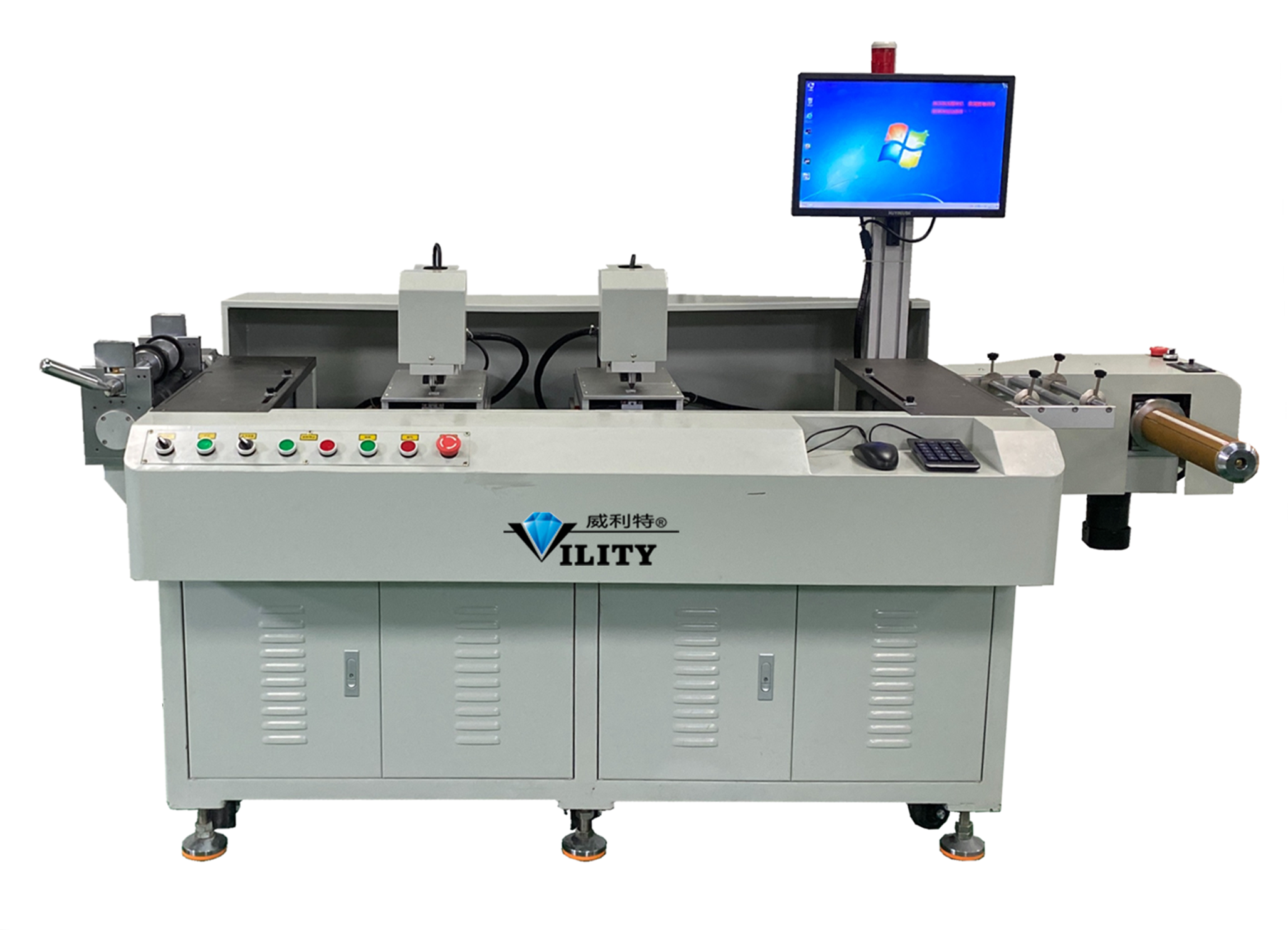 Staggered Shift Roll to Roll CCD Hole Punching Machine
